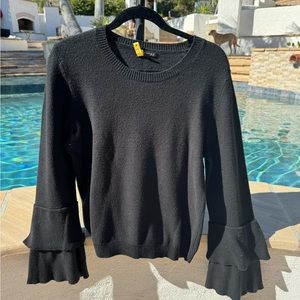 J Crew Factory Black Top XL